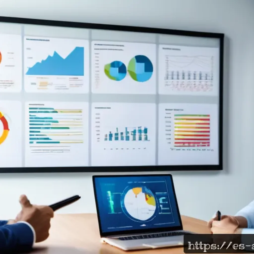 공장자동화 프로젝트의 리스크 관리 - A modern office scene showing a diverse team of professionals engaged in a risk assessment meeting f...